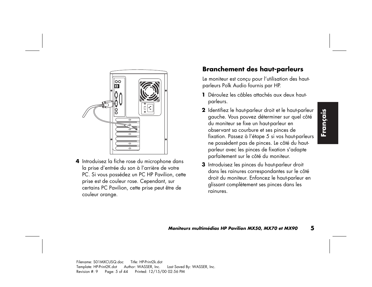 HP Pavilion mx90 19 inch Monitor User Manual | Page 49 / 128