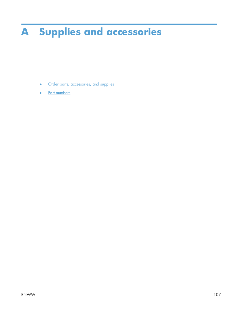 Supplies and accessories, Appendix a supplies and accessories, A supplies and accessories | HP LASERJET PRO P1102w User Manual | Page 121 / 158