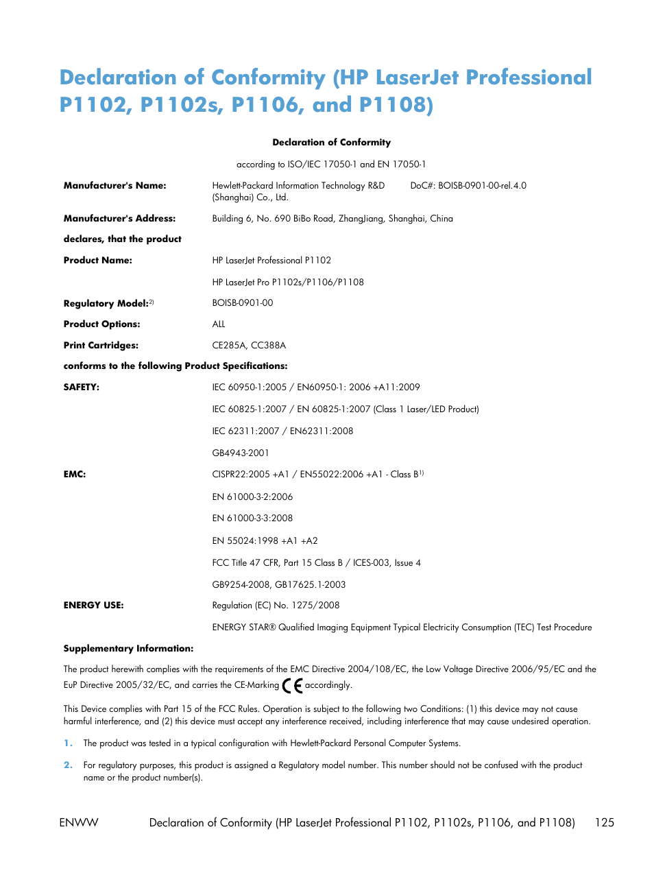 HP LASERJET PRO P1102w User Manual | Page 139 / 158