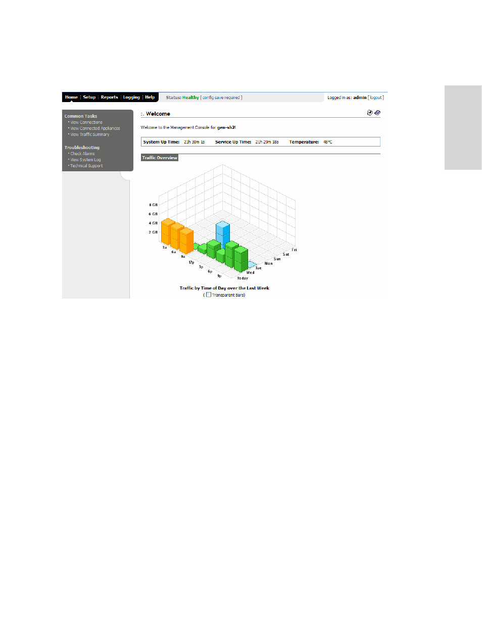 The home: welcome page | HP StorageWorks Enterprise File Services WAN Accelerator User Manual | Page 15 / 194