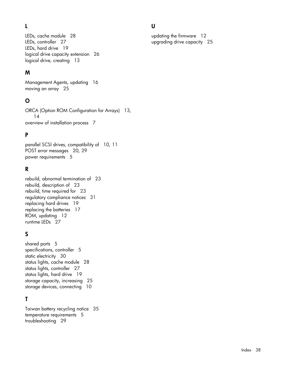 HP Smart Array P600-Controller User Manual | Page 38 / 38