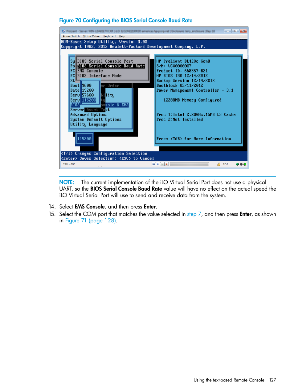 HP Integrated Lights-Out 3 User Manual | Page 127 / 256