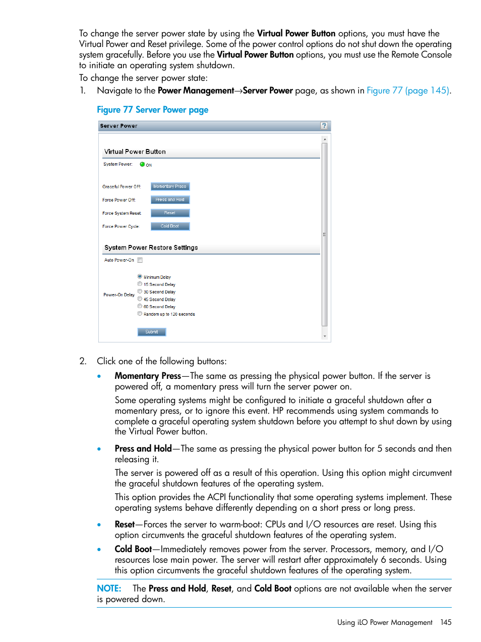 HP Integrated Lights-Out 3 User Manual | Page 145 / 256