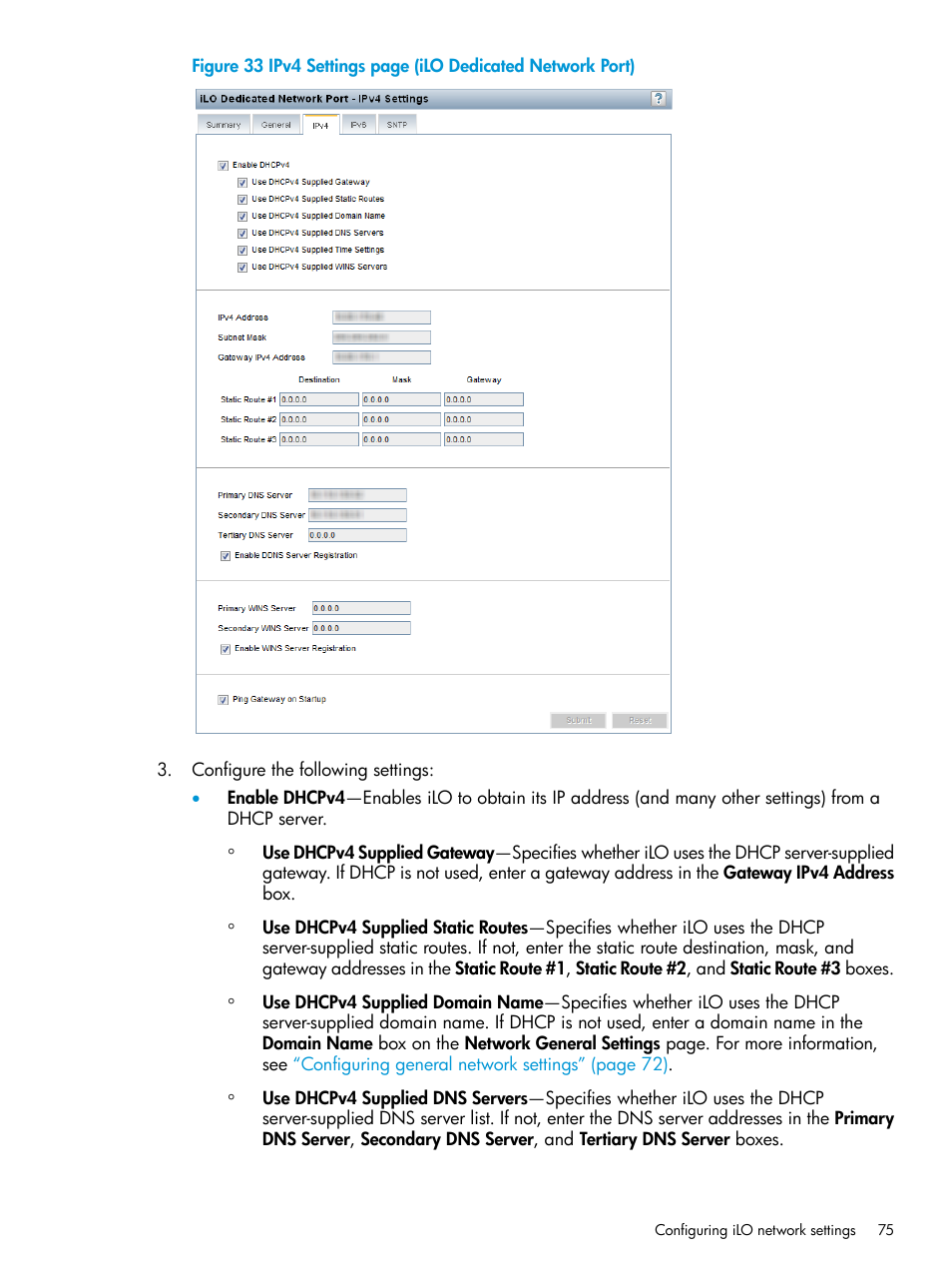 HP Integrated Lights-Out 3 User Manual | Page 75 / 256