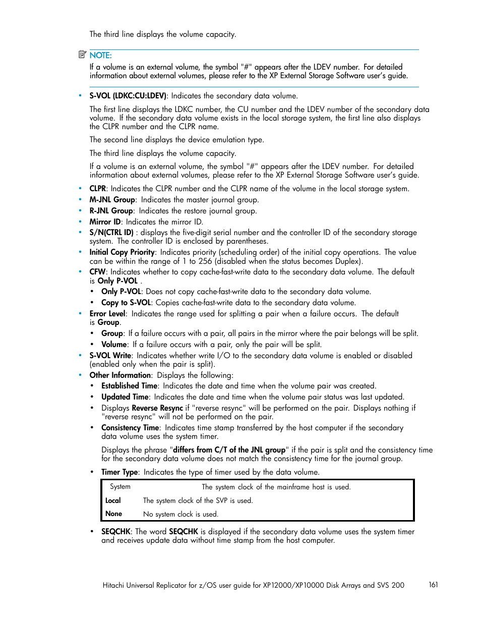 HP StorageWorks XP Remote Web Console Software User Manual | Page 161 / 219