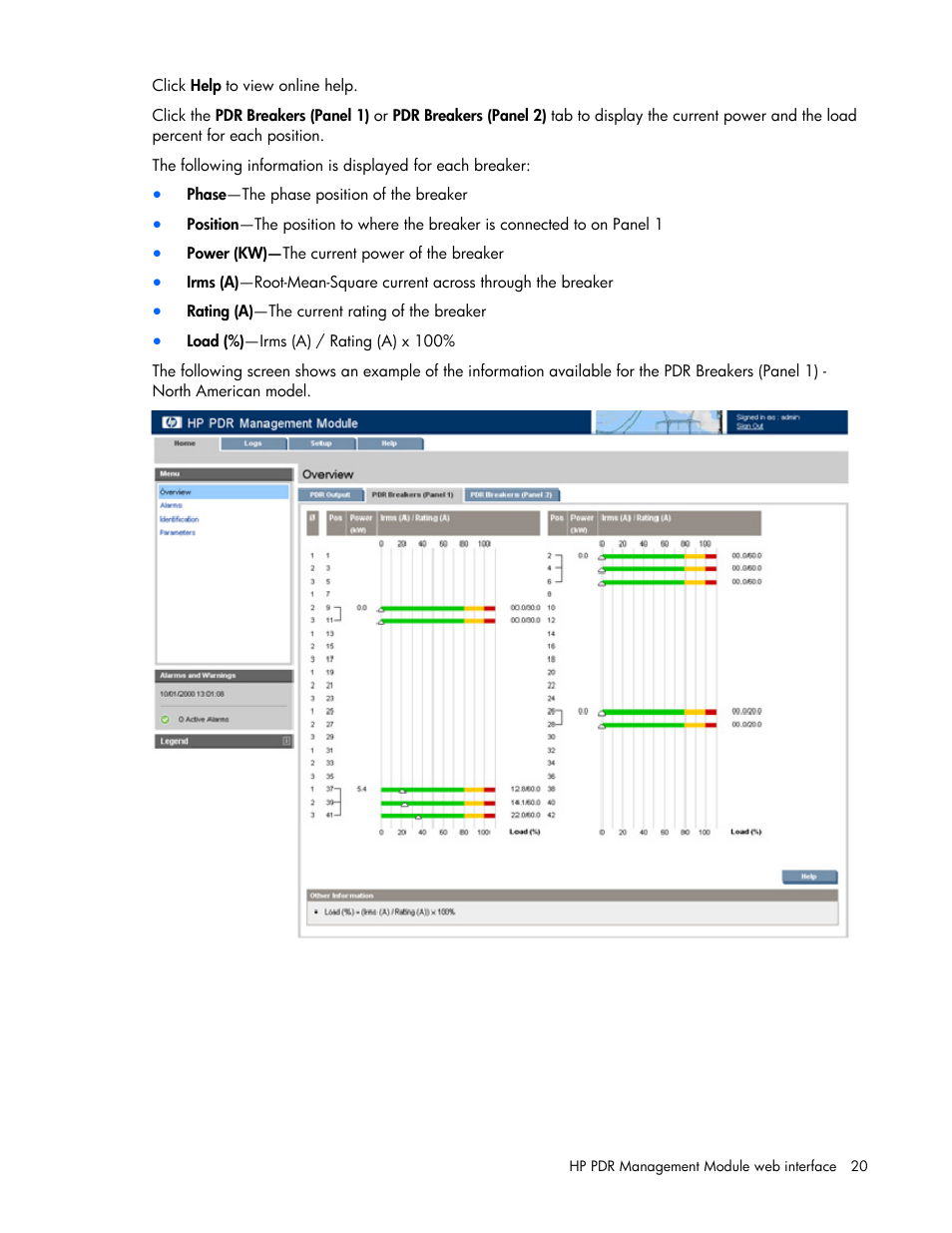HP Power Distribution Unit Management Module User Manual | Page 20 / 77