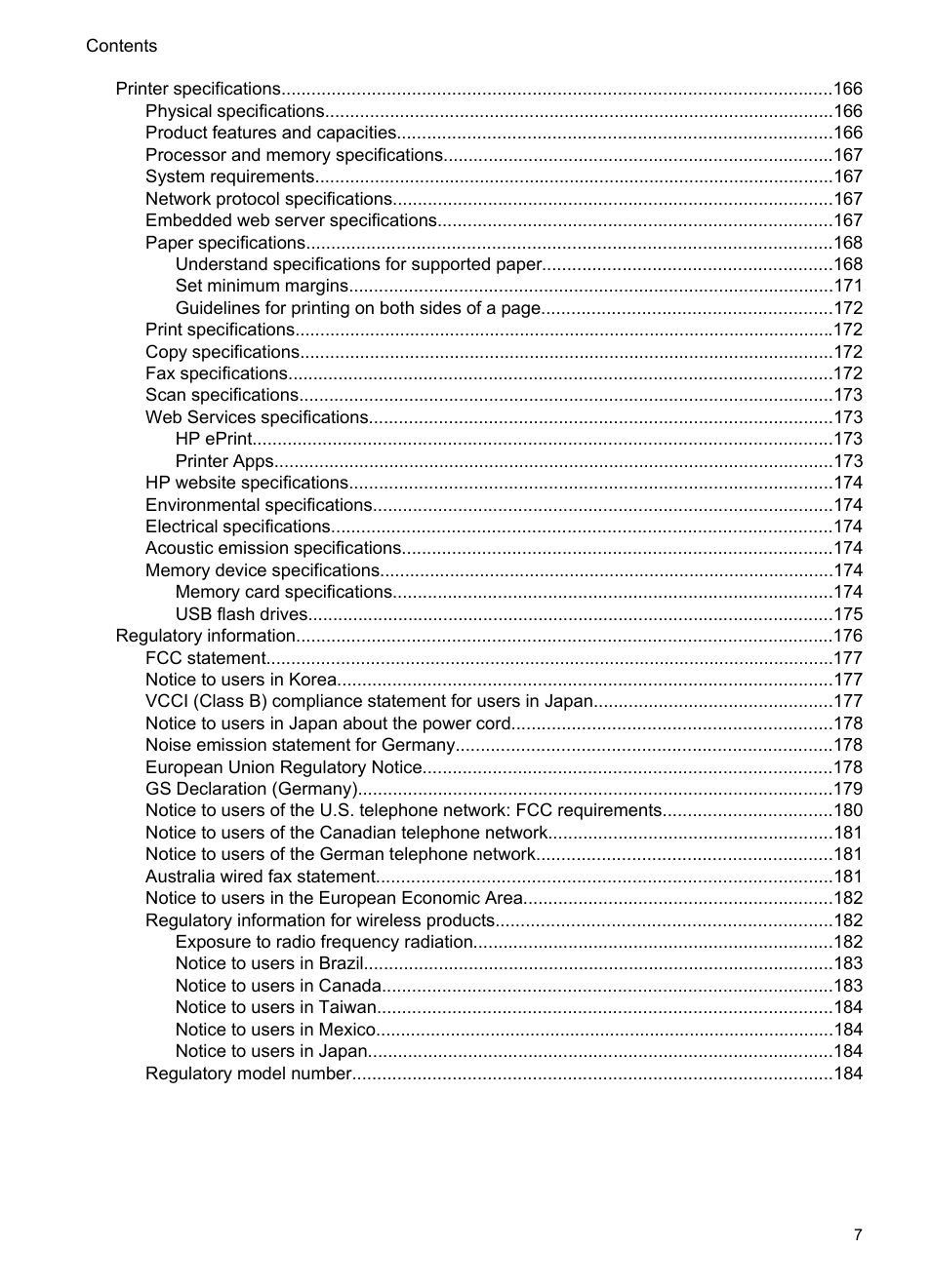 HP Officejet Pro 276dw Multifunction Printer series User Manual | Page 11 / 260
