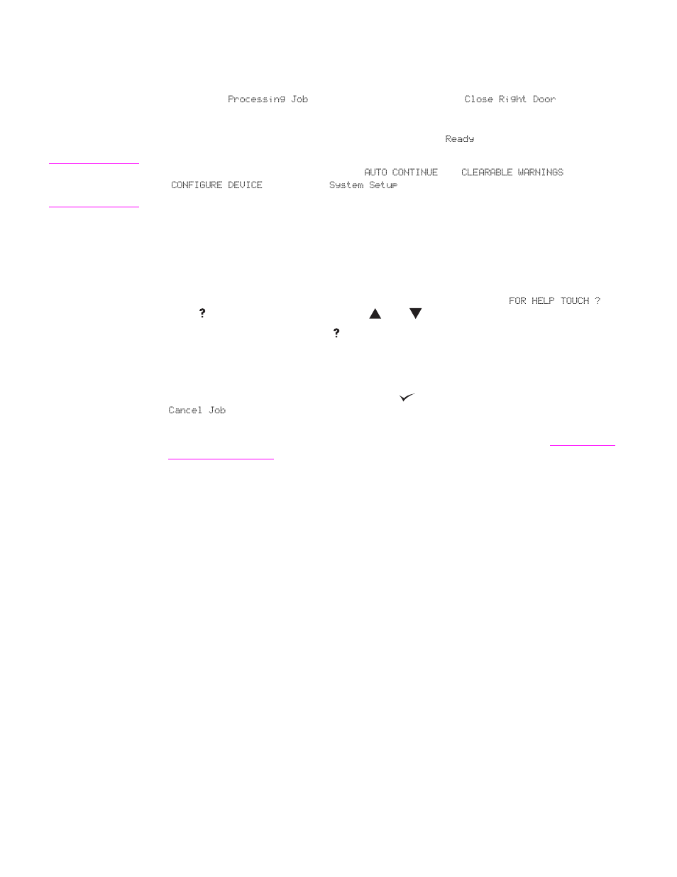 Understanding printer messages | HP LaserJet 9050 Printer series User Manual | Page 120 / 218