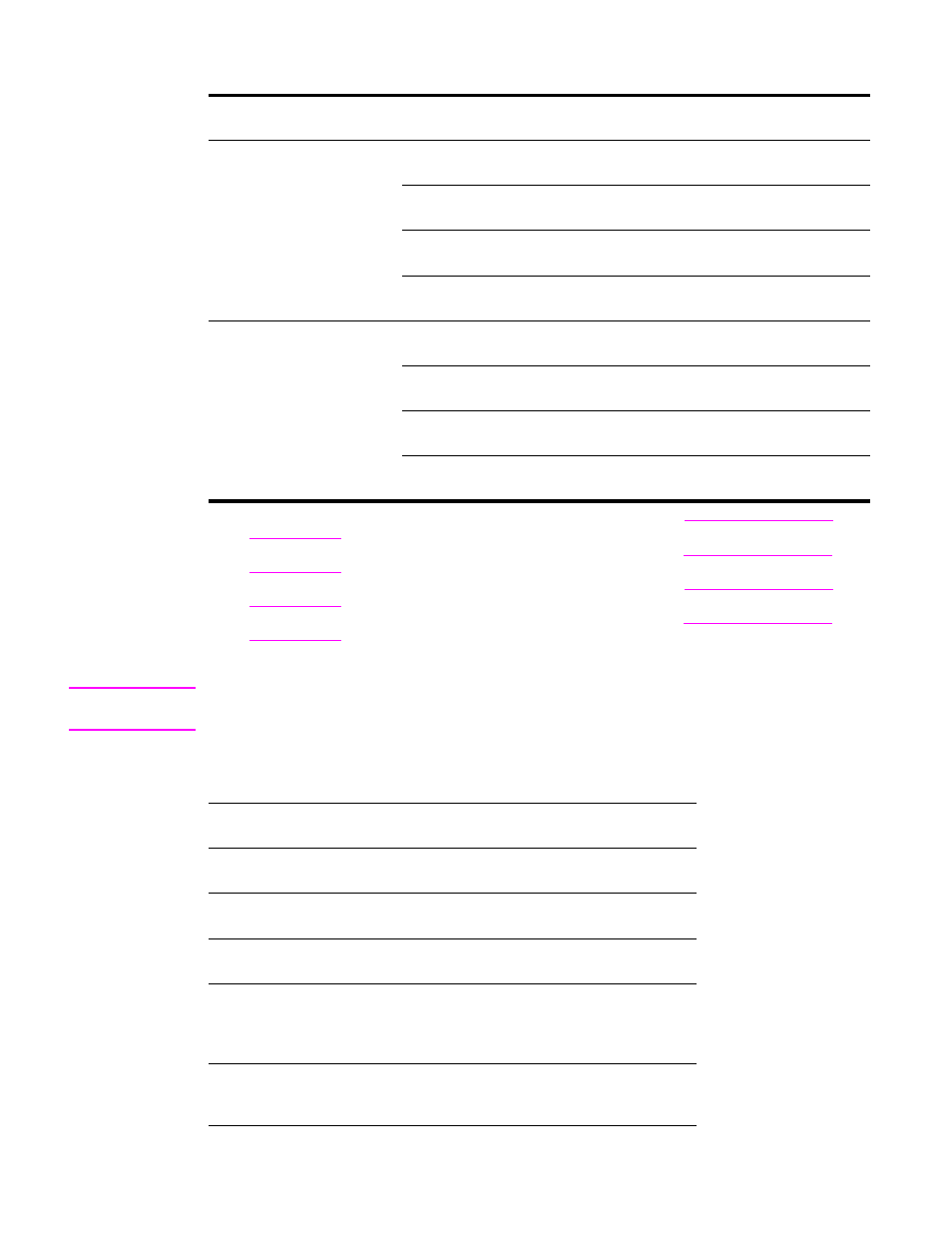 Acoustical specifications operating environment, Acoustical specifications, Operating environment | HP LaserJet 9050 Printer series User Manual | Page 166 / 218