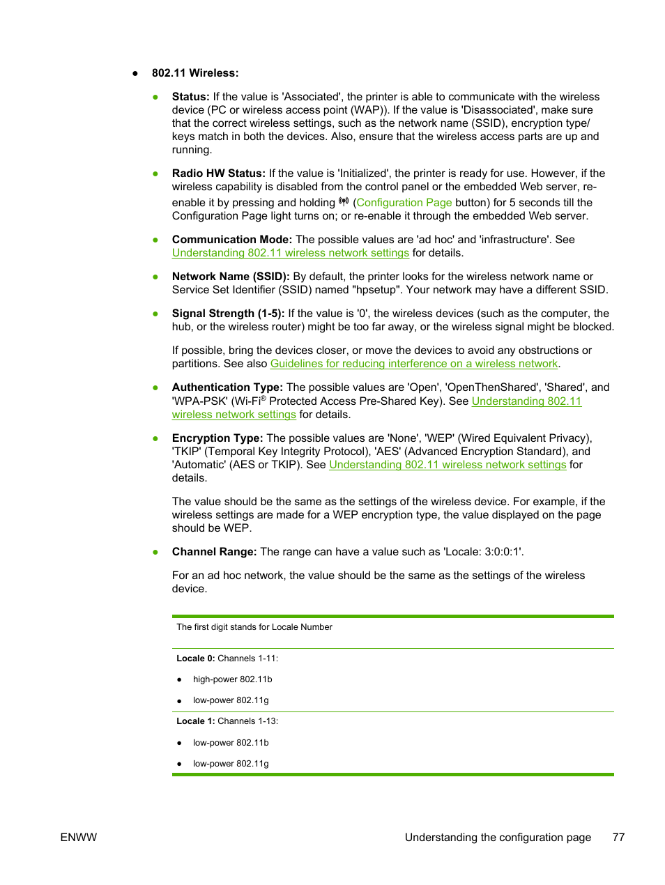 HP Officejet Pro K550 Printer User Manual | Page 85 / 138