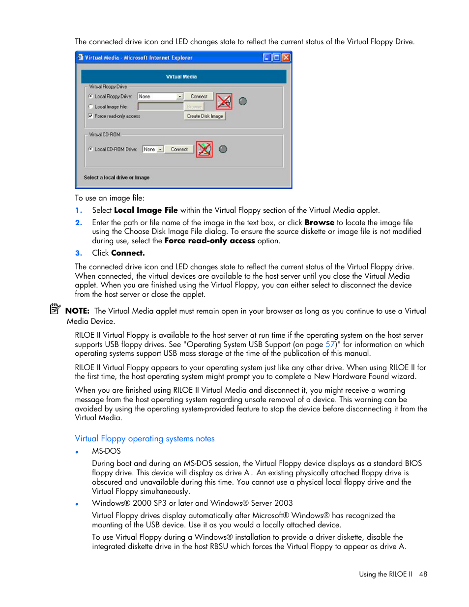 HP Remote Insight Lights-Out Edition II Board User Manual | Page 48 / 205