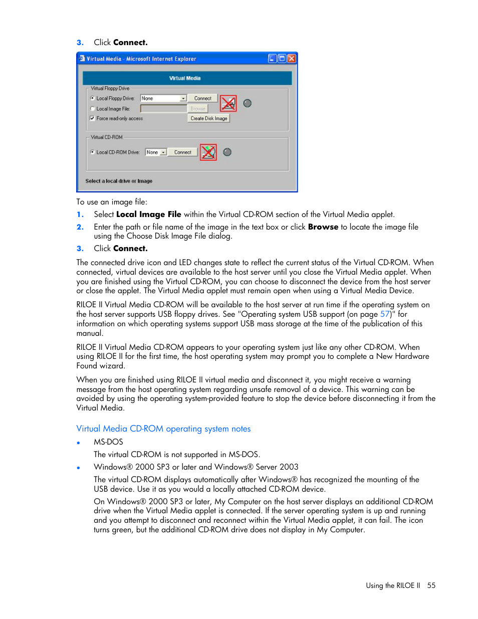 HP Remote Insight Lights-Out Edition II Board User Manual | Page 55 / 205