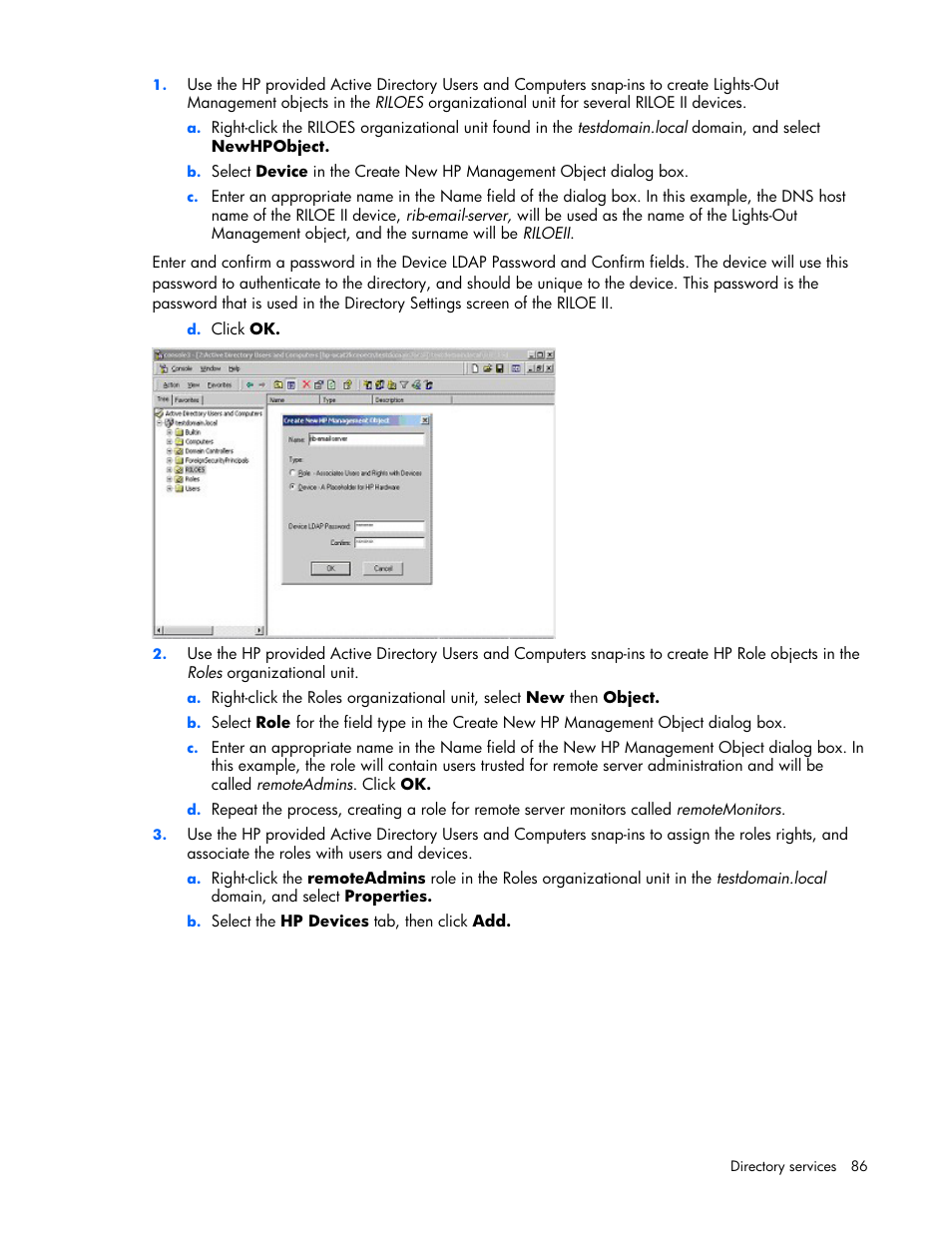 HP Remote Insight Lights-Out Edition II Board User Manual | Page 86 / 205
