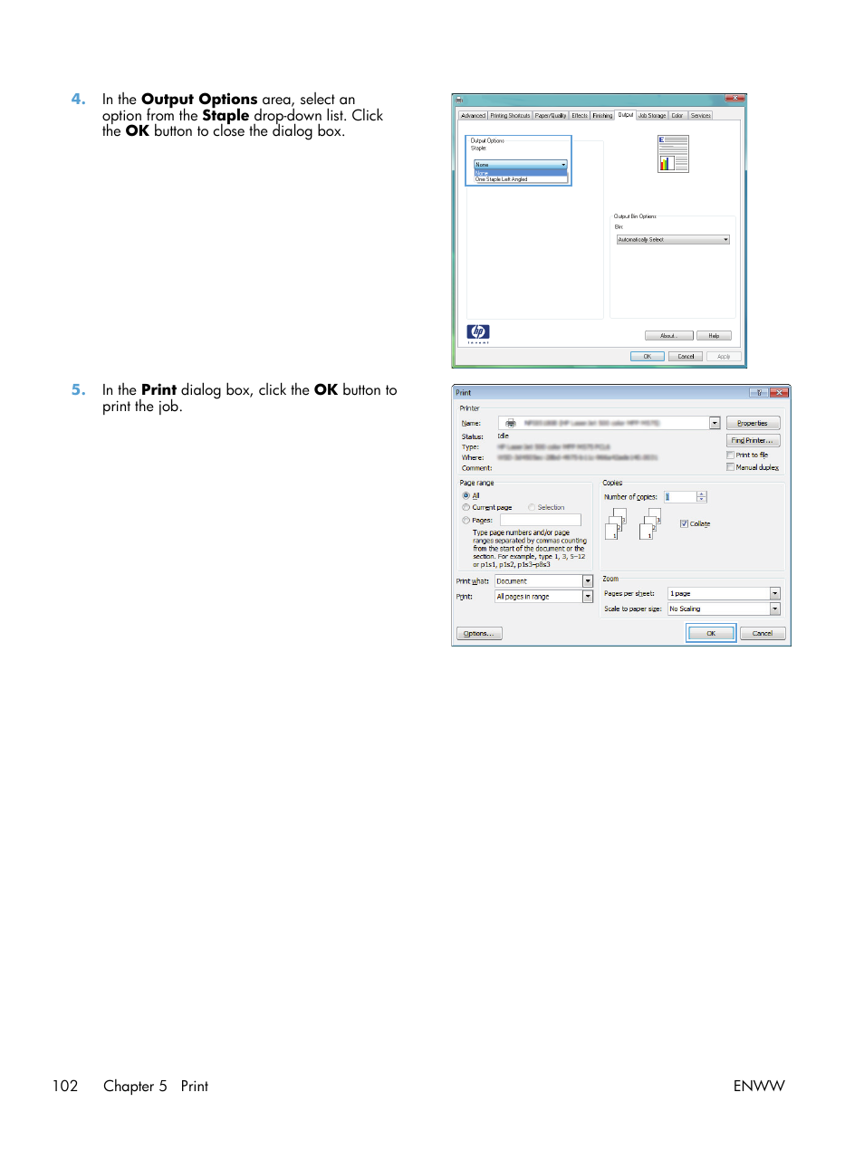 HP LaserJet Enterprise 700 color MFP M775 series User Manual | Page 116 / 332