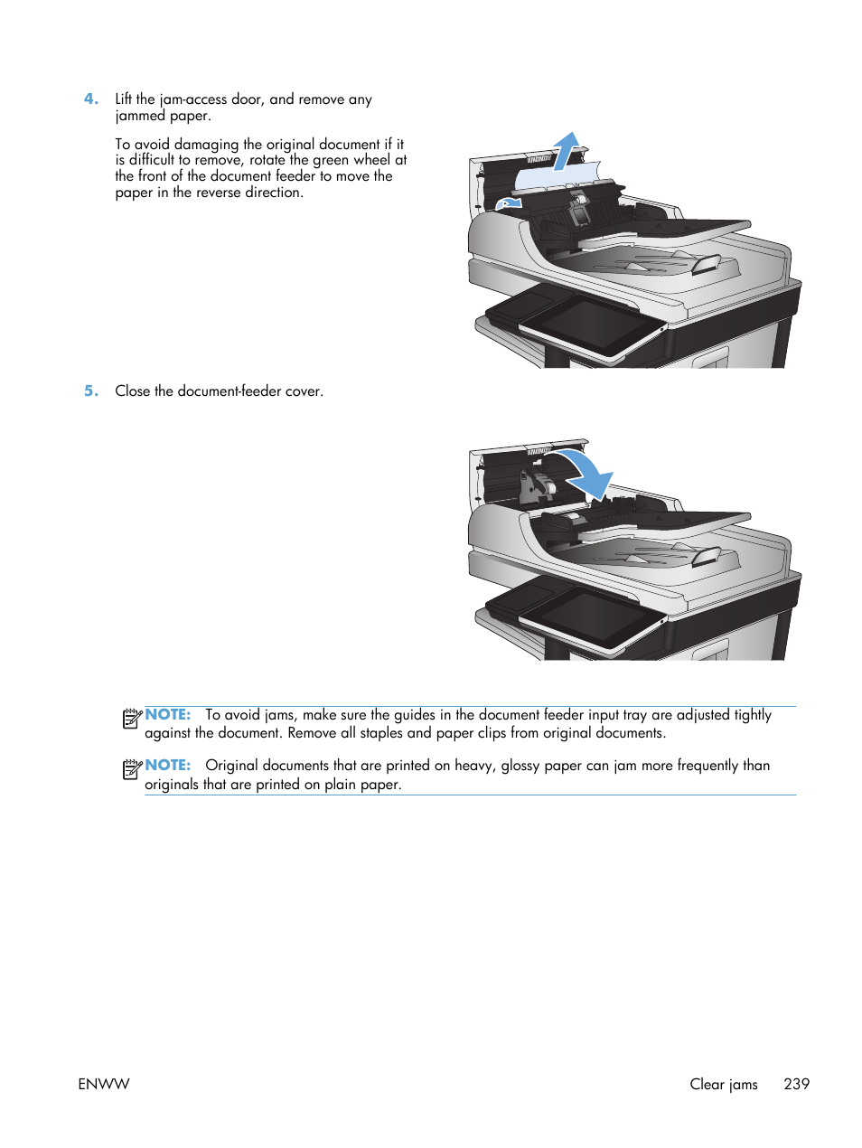 HP LaserJet Enterprise 700 color MFP M775 series User Manual | Page 253 / 332