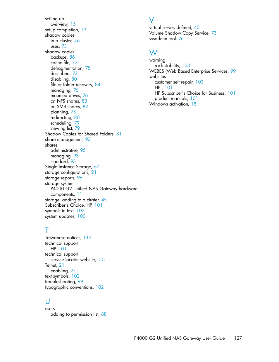 HP StoreVirtual 4000 Storage User Manual | Page 127 / 128