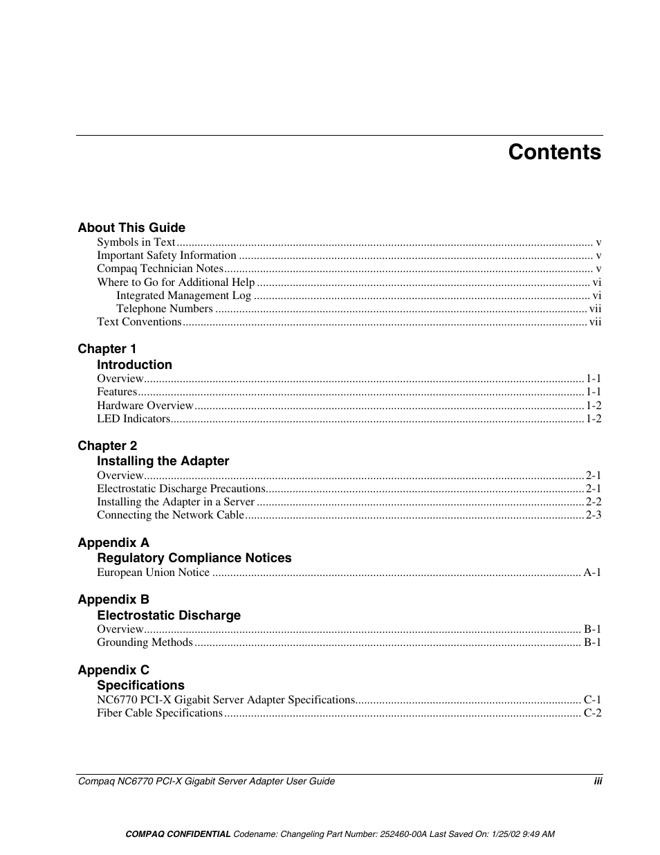 HP NC6770 PCI-X 1000-SX Server Adapter User Manual | Page 3 / 16