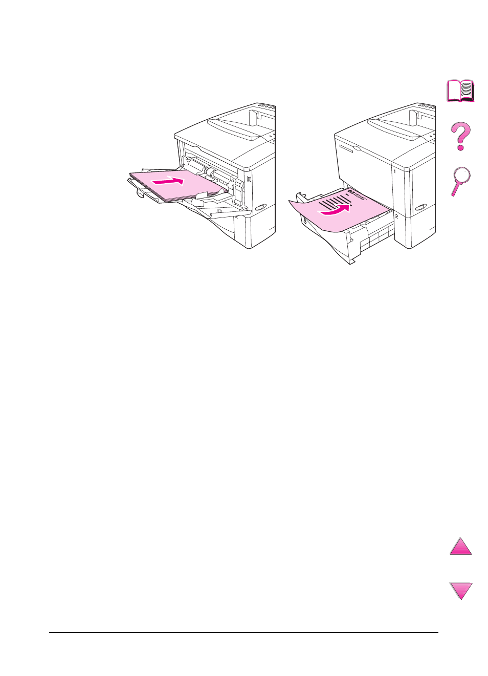 Paper orientation for printing both sides of paper | HP LaserJet 4050 Printer series User Manual | Page 65 / 260