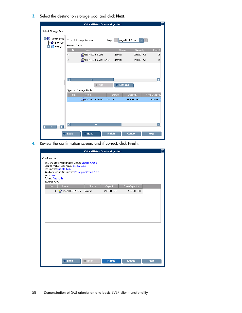 HP SAN Virtualization Services Platform User Manual | Page 58 / 80