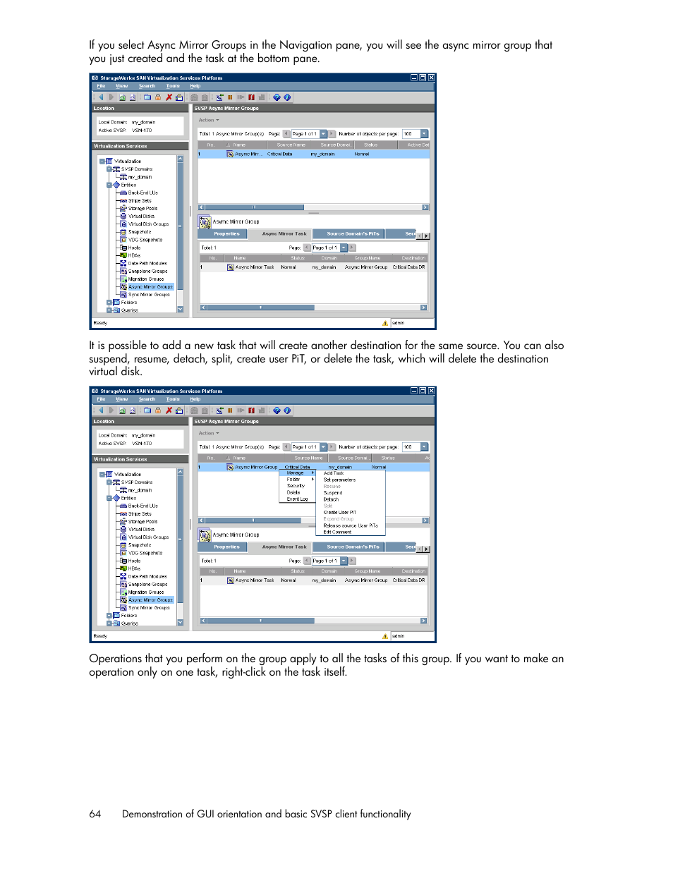 HP SAN Virtualization Services Platform User Manual | Page 64 / 80
