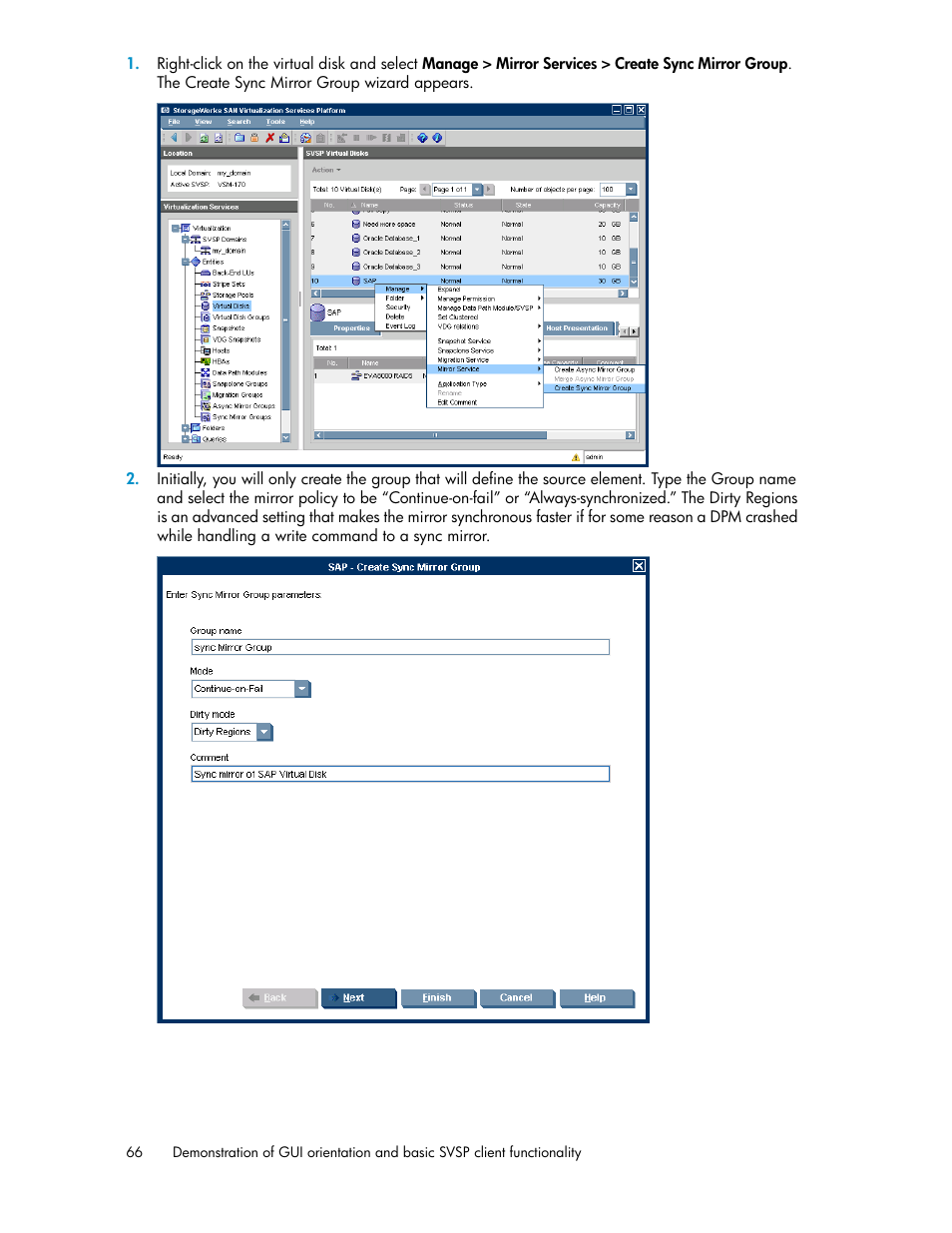 HP SAN Virtualization Services Platform User Manual | Page 66 / 80