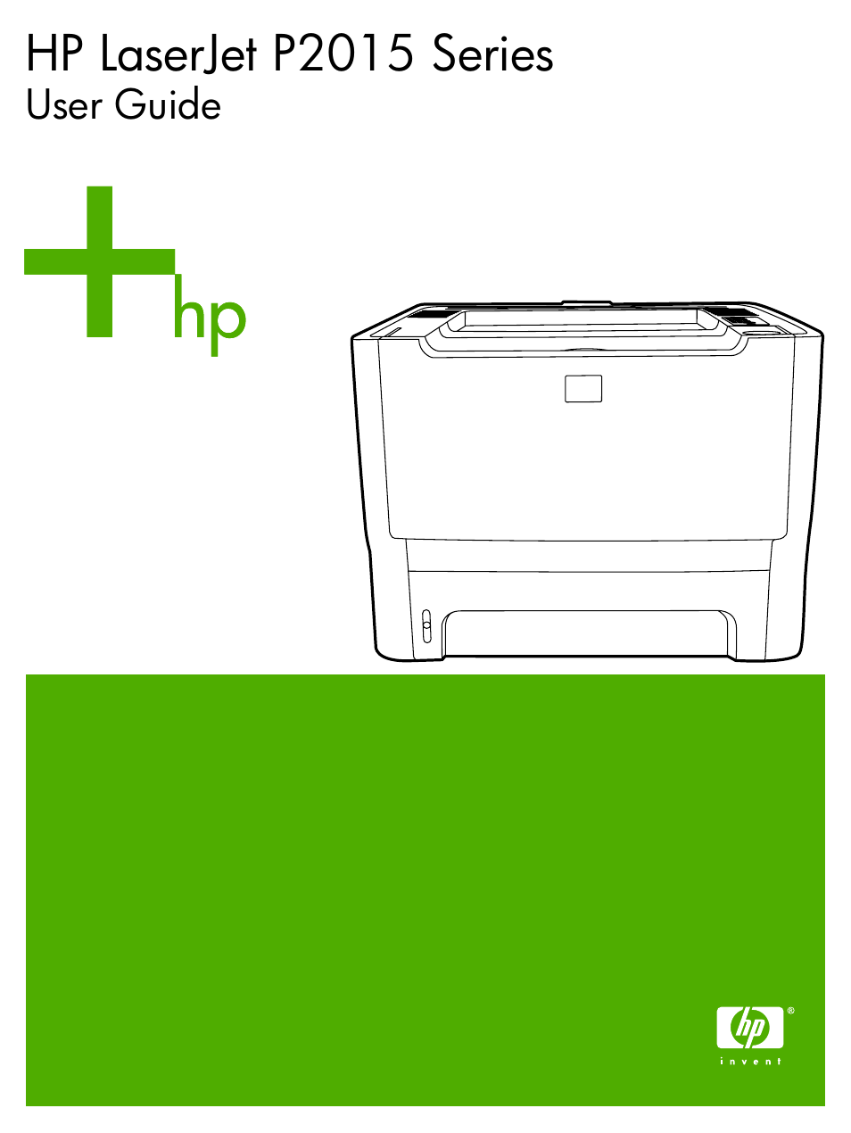 HP LaserJet P2015 User Manual | 158 pages