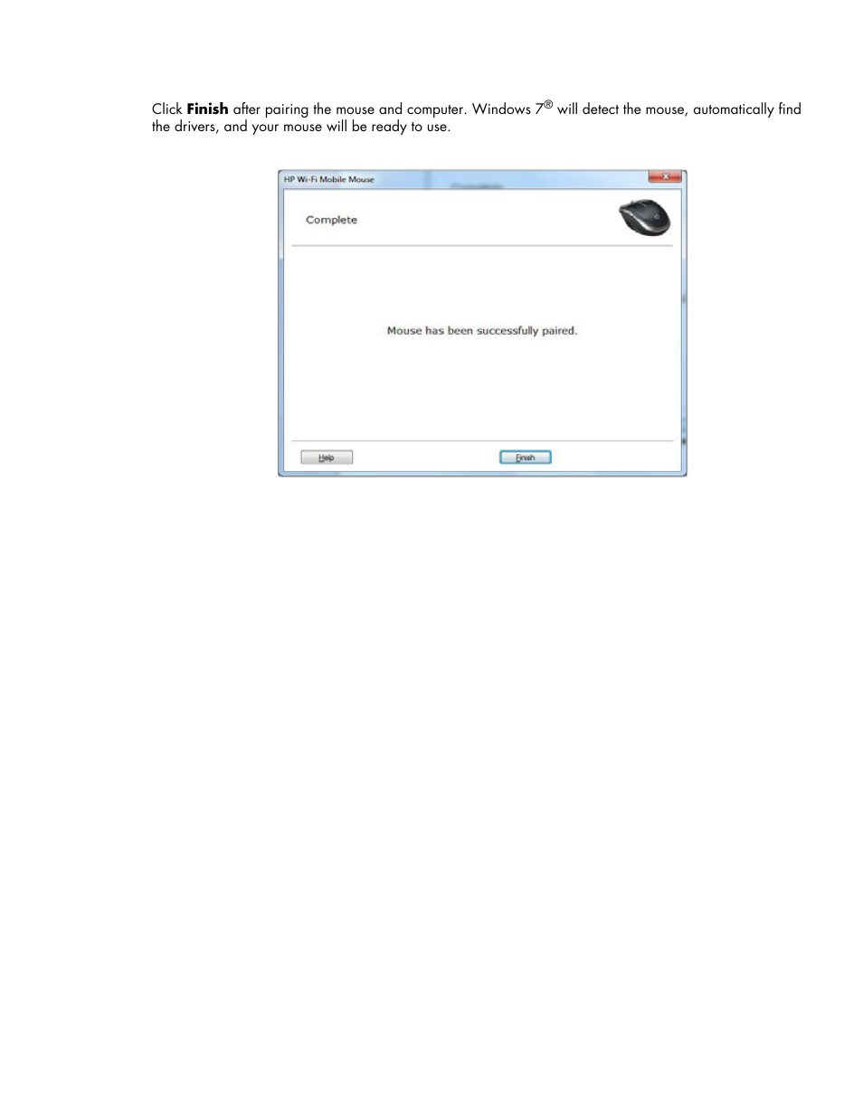 HP Wi-Fi Direct Mobile Mouse User Manual | Page 9 / 31