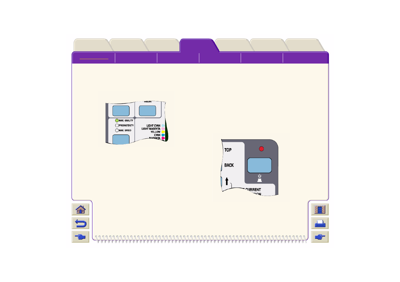 Status lights, Standby | HP DesignJet 500 User Manual | Page 126 / 268