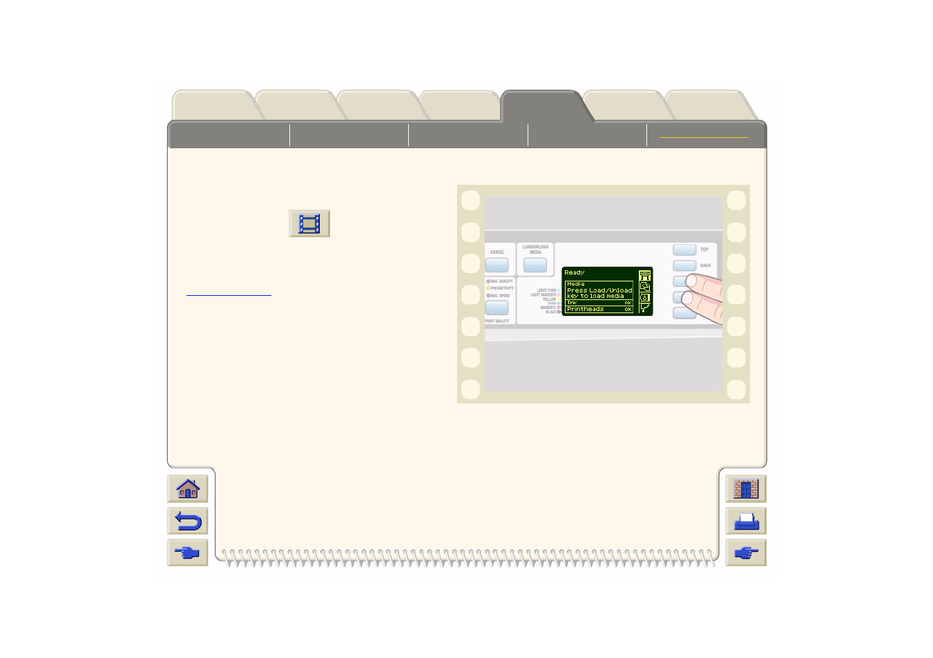 Front-panel configuration | HP DesignJet 500 User Manual | Page 212 / 268