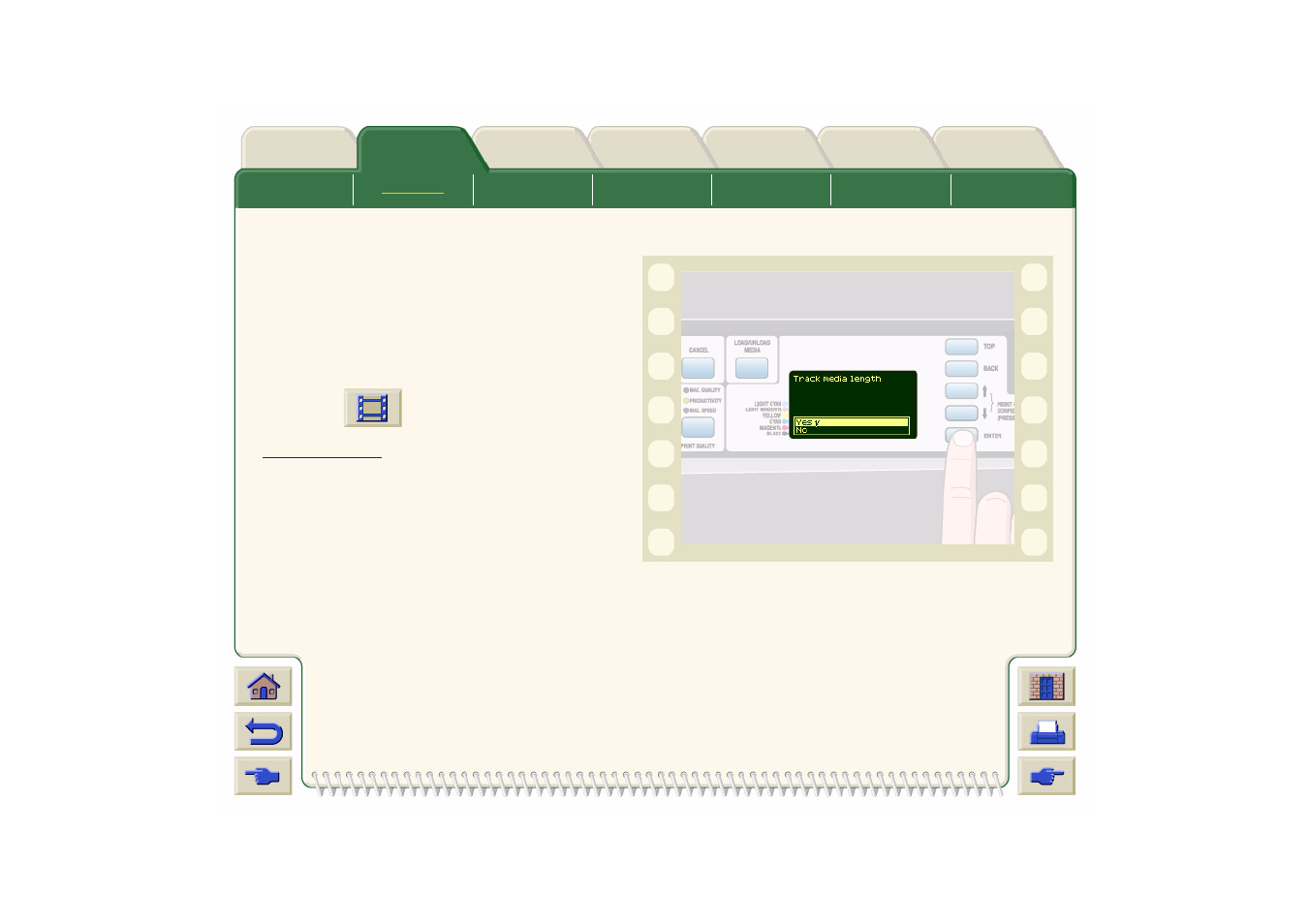 Media length tracking | HP DesignJet 500 User Manual | Page 42 / 268