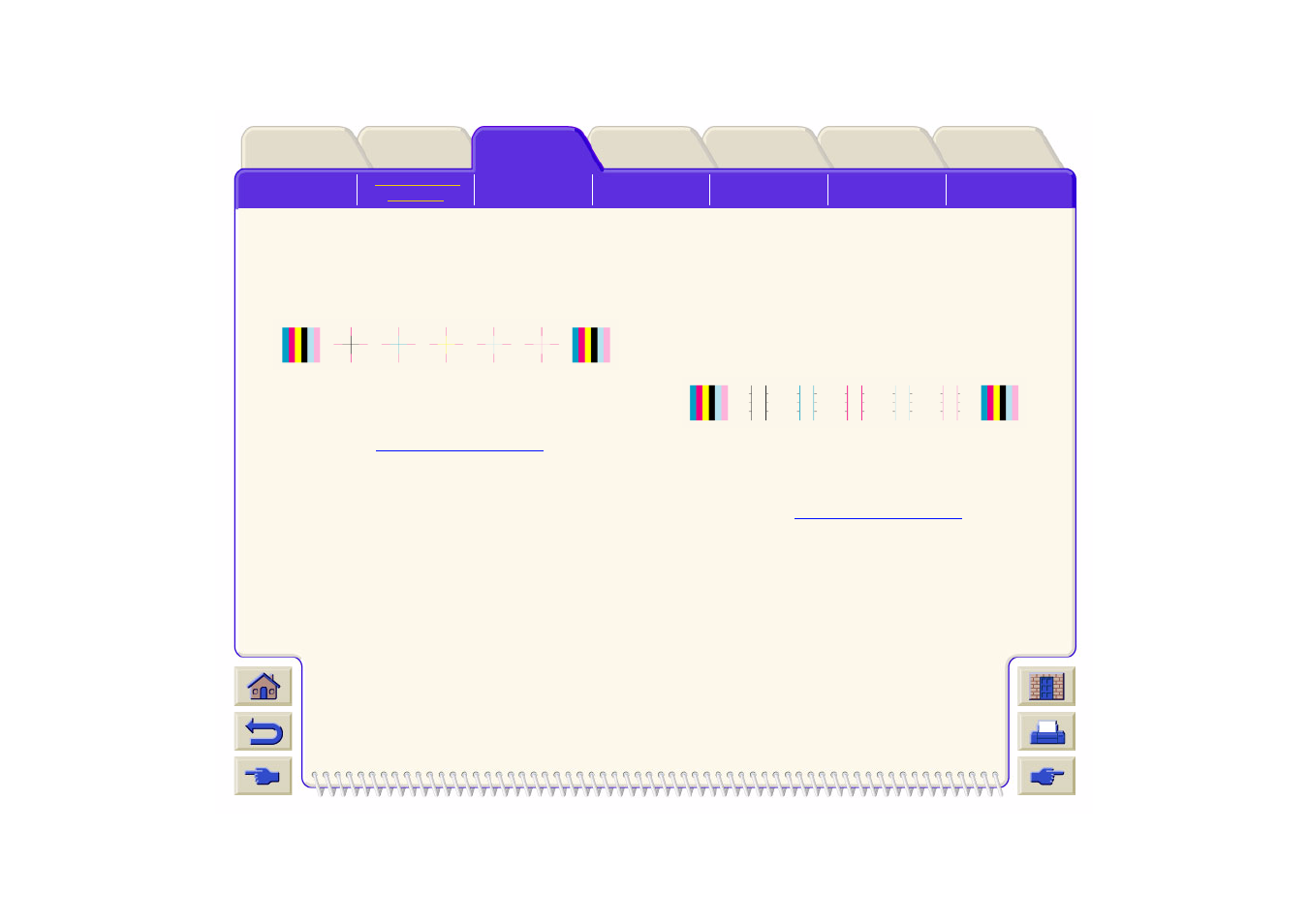 Test pattern 2: color-to-color alignment, Corrective action, Test pattern 3: bi-directional alignment | Test pattern 3: bi-directional, Alignment | HP DesignJet 500 User Manual | Page 81 / 268