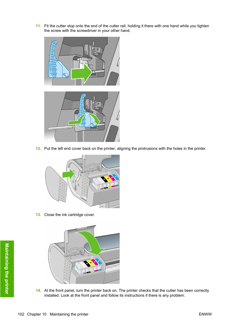 HP Designjet T610 Printer series User Manual | Page 112 / 181