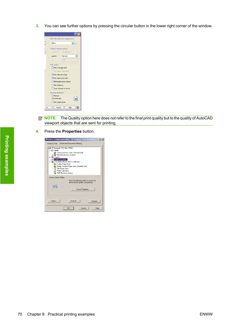 HP Designjet T610 Printer series User Manual | Page 80 / 181