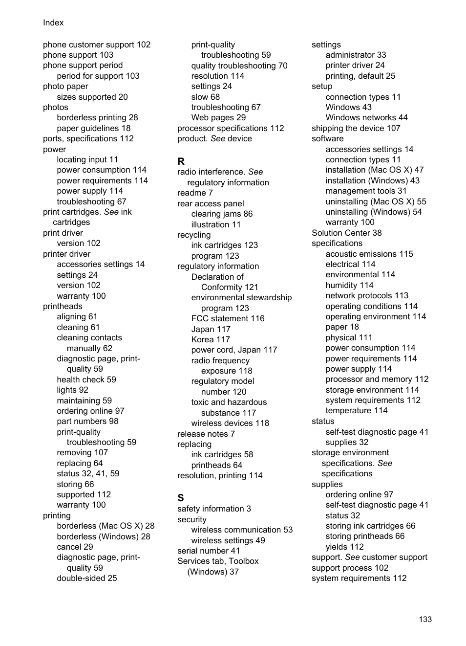 HP Officejet Pro 8000 - A809 User Manual | Page 137 / 140