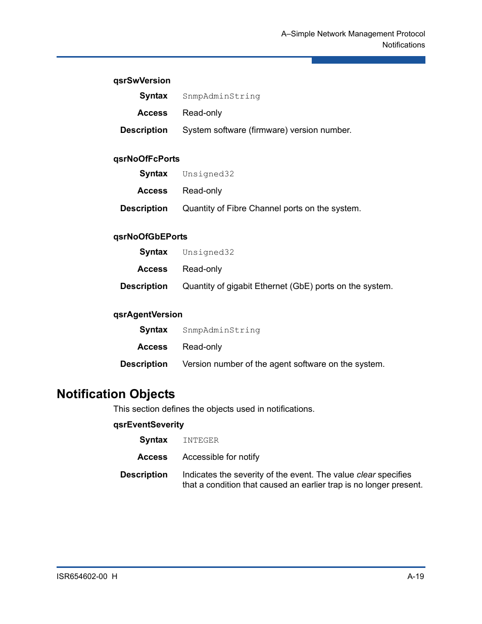 Notification objects | HP MPX200 Multifunction Router User Manual | Page 155 / 220