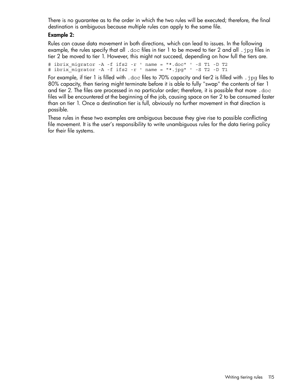 HP StoreAll Storage User Manual | Page 115 / 125
