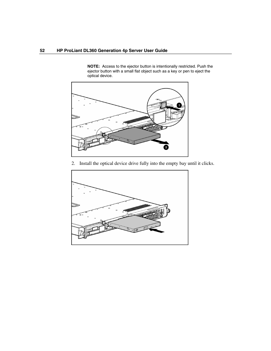 HP ProLiant DL360 G4p Server User Manual | Page 52 / 140