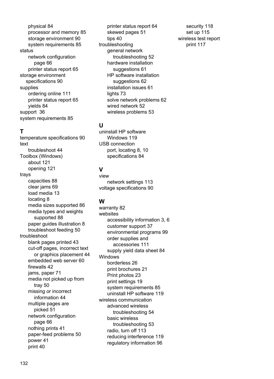 HP Officejet 6100 User Manual | Page 136 / 138
