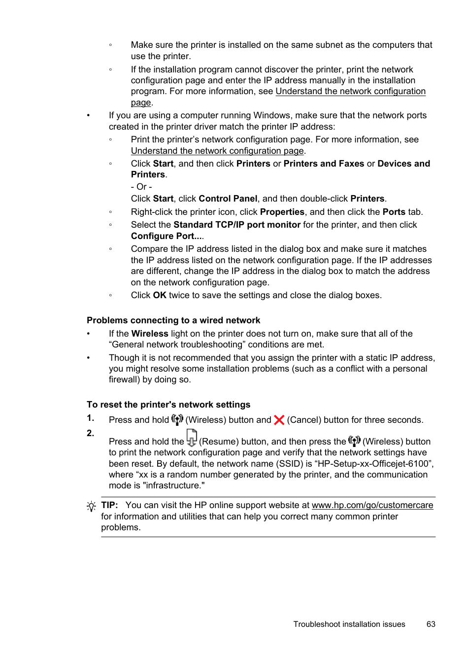 HP Officejet 6100 User Manual | Page 67 / 138