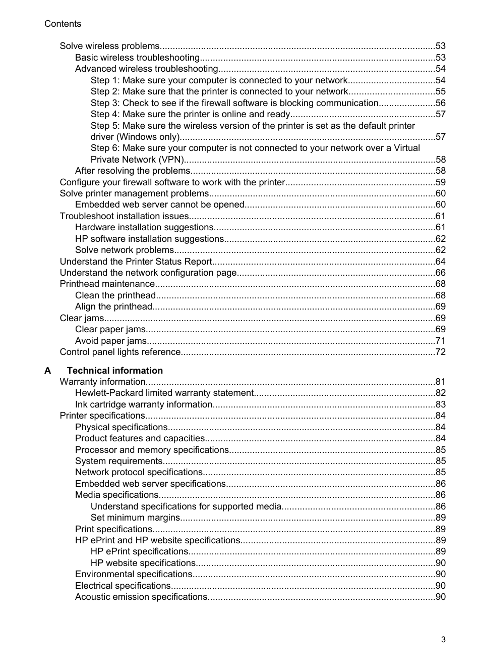 HP Officejet 6100 User Manual | Page 7 / 138