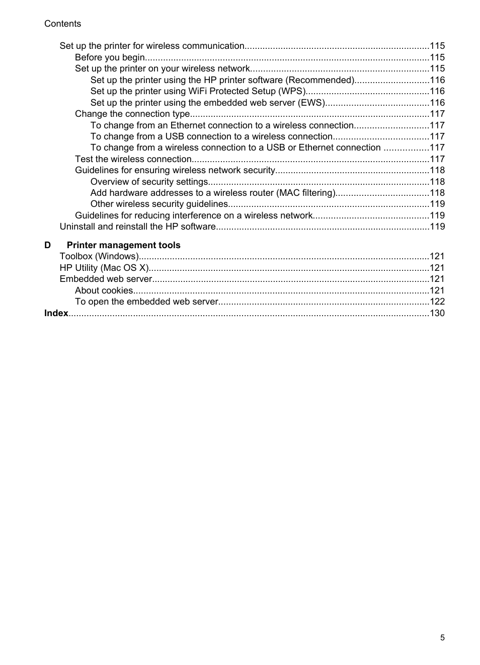 HP Officejet 6100 User Manual | Page 9 / 138