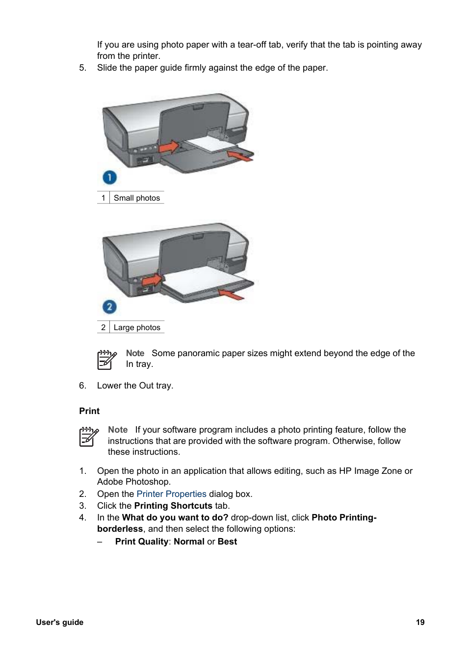 HP Deskjet 5943 Photo Printer User Manual | Page 21 / 102