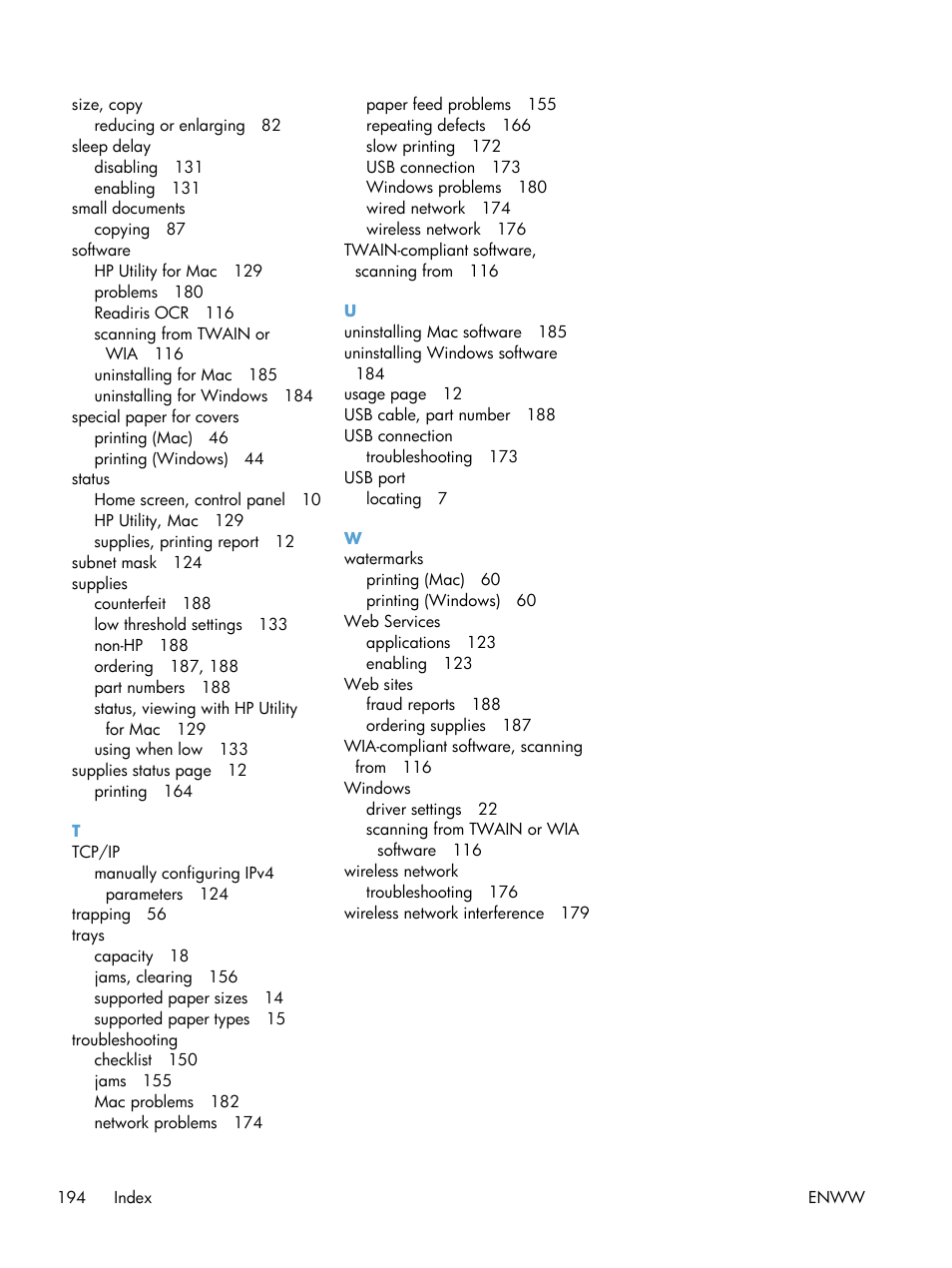 HP TopShot LaserJet Pro M275 MFP User Manual | Page 204 / 206