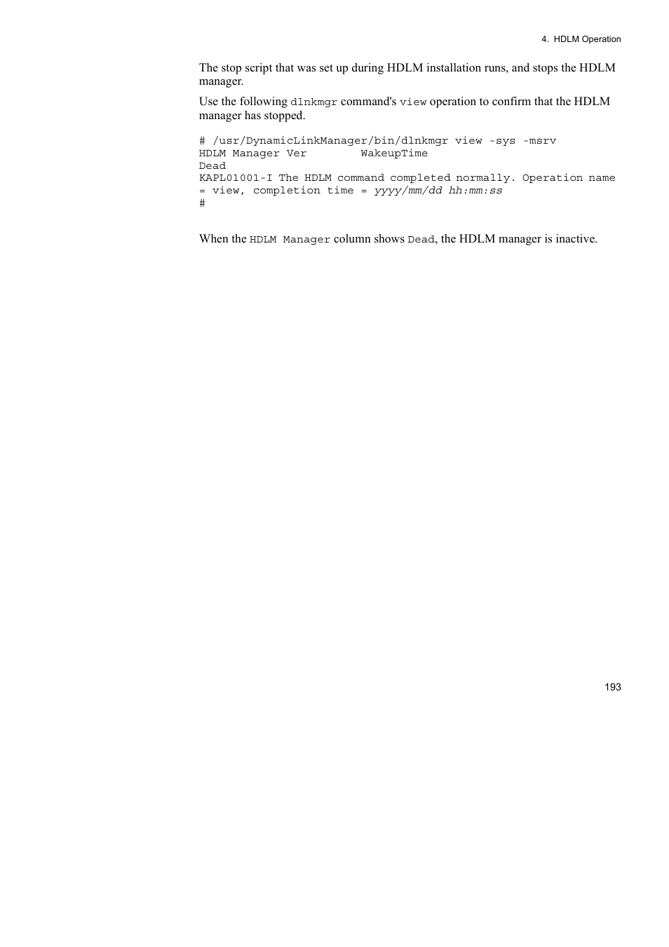 HP Hitachi Dynamic Link Manager Software User Manual | Page 215 / 510