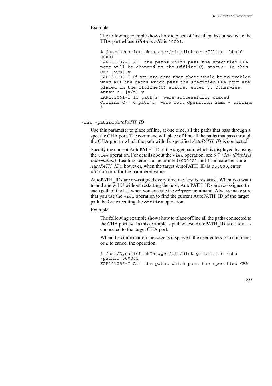 HP Hitachi Dynamic Link Manager Software User Manual | Page 259 / 510