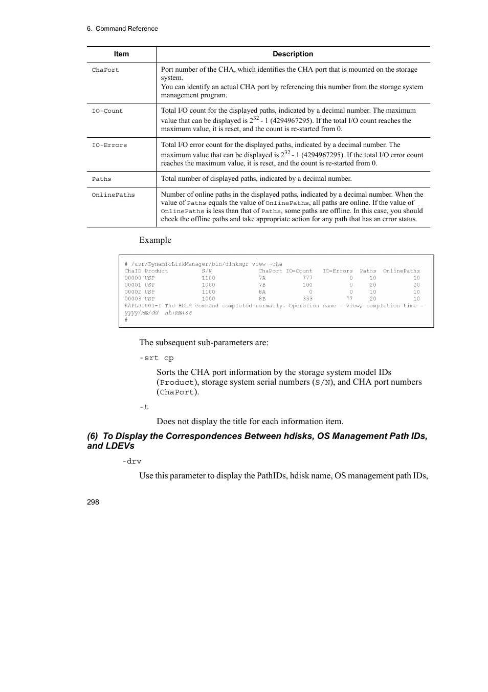 HP Hitachi Dynamic Link Manager Software User Manual | Page 320 / 510