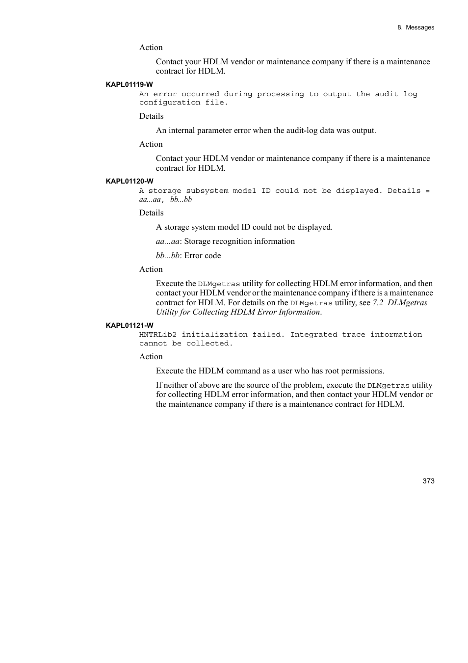 HP Hitachi Dynamic Link Manager Software User Manual | Page 395 / 510