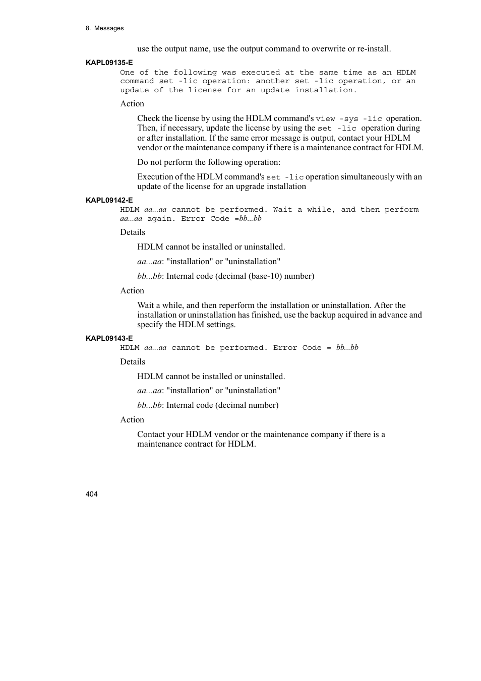 HP Hitachi Dynamic Link Manager Software User Manual | Page 426 / 510