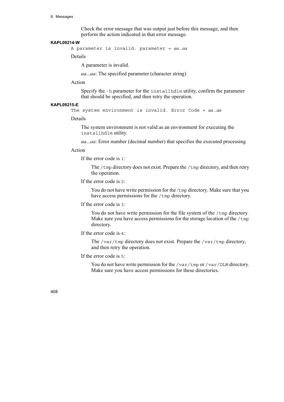 HP Hitachi Dynamic Link Manager Software User Manual | Page 430 / 510