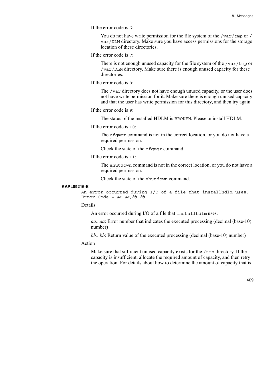 HP Hitachi Dynamic Link Manager Software User Manual | Page 431 / 510